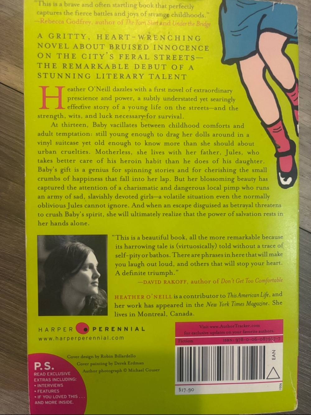 Heather O'Neill "Lullabies for Little Criminals" - Lime Green Cover - Picture 2 of 2